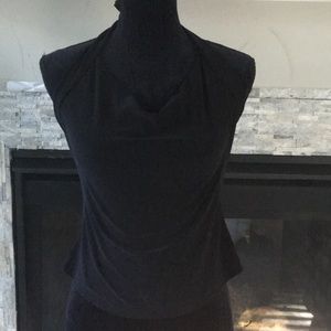 Black dressy halter top